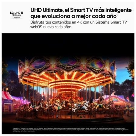 LG 65UA73006LA Smart TV 4K UHD de 65 pulgadas con Procesador α7 Gen8